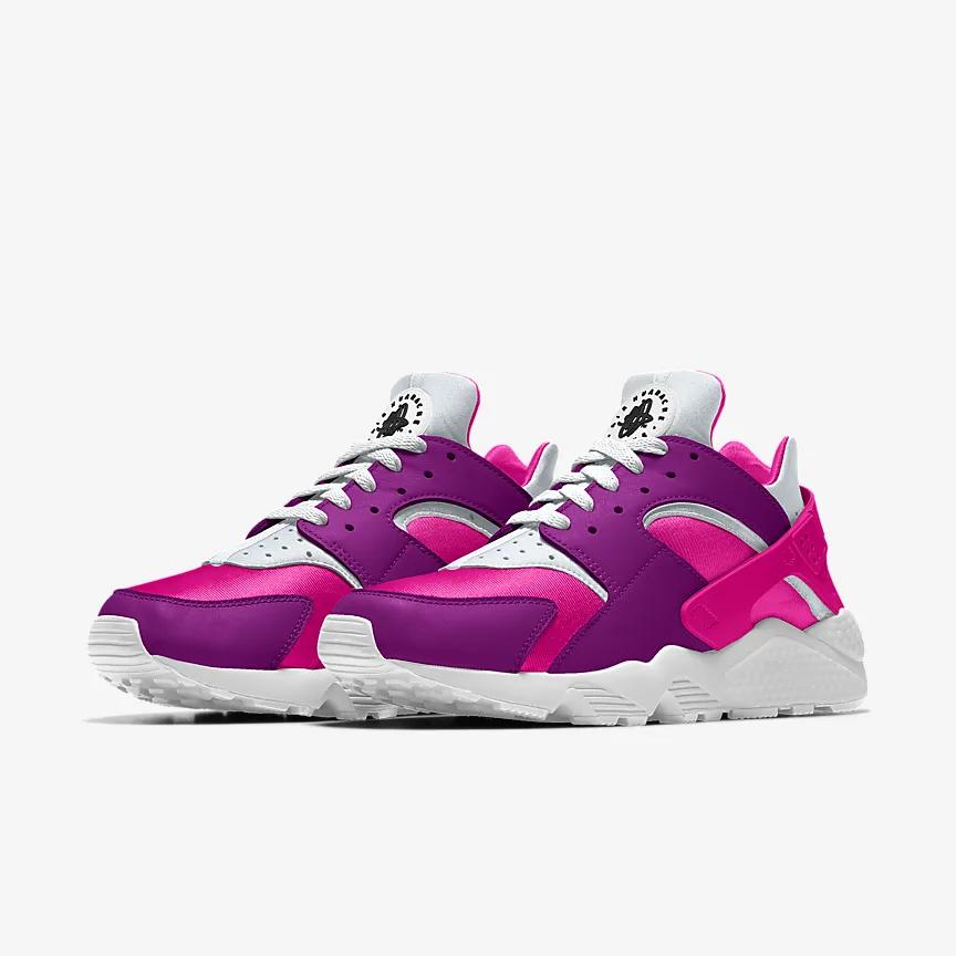 Giày Nike Air Huarache By You Nữ Trắng Tím 